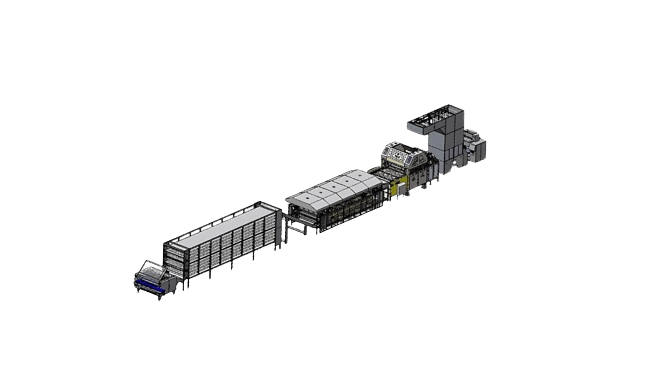 Automatic Tortilla bread production line with Press system